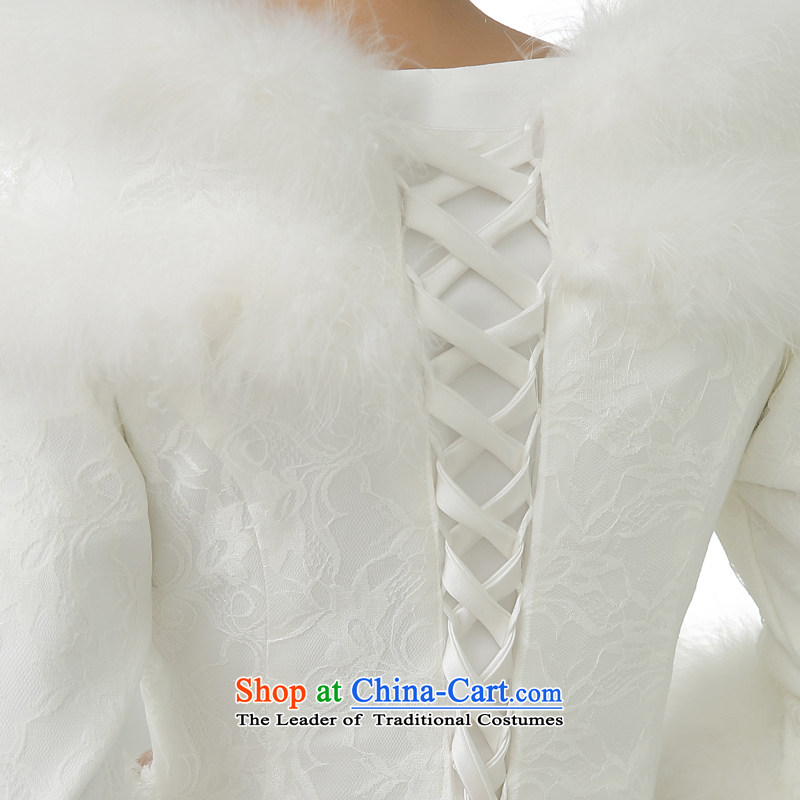 Embroidered Bride of Winter clothing is by no means a new marriage won 2015 version of the word long-sleeved winter thick winter of base cotton wedding white L code 2 feet 1 Suzhou shipment, waist embroidered bride shopping on the Internet has been presse