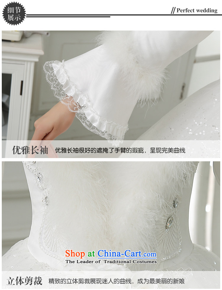 No new bride embroidered 2015 Marriage warm winter clothing thick collar gross winter clothing long-sleeved white wedding XL code 2 ft 2 waist Suzhou picture, prices, Ship Brand platters! The elections are supplied in the national character of distribution, so action, buy now enjoy more preferential! As soon as possible.
