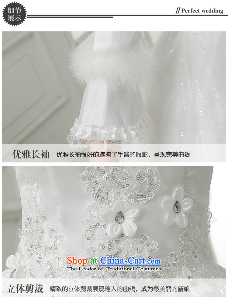 Embroidered is the new 2015 bride thick winter clothing marriage winter wedding long-sleeved lace white wedding XXXL Sau San 2 ft 4 waist Suzhou picture, prices, Ship Brand platters! The elections are supplied in the national character of distribution, so action, buy now enjoy more preferential! As soon as possible.