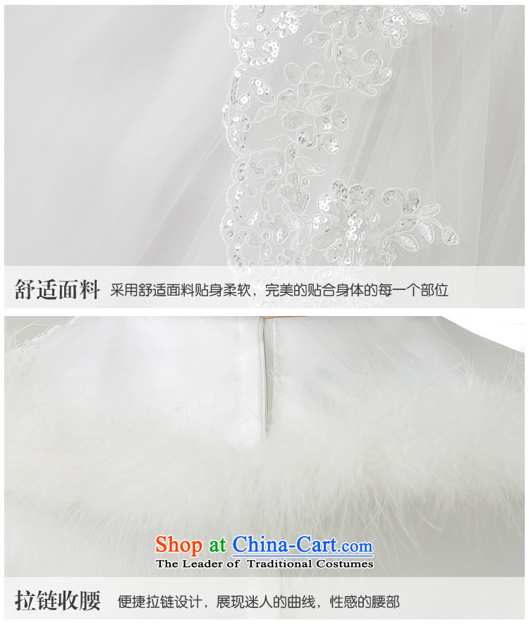 Embroidered bride 2015 winter is by no means a new cotton wedding dress long-sleeved gross for lace diamond winter clothing zipper wedding white S code 1 feet 9 Get Pictures, price Suzhou shipment, brand platters! The elections are supplied in the national character of distribution, so action, buy now enjoy more preferential! As soon as possible.