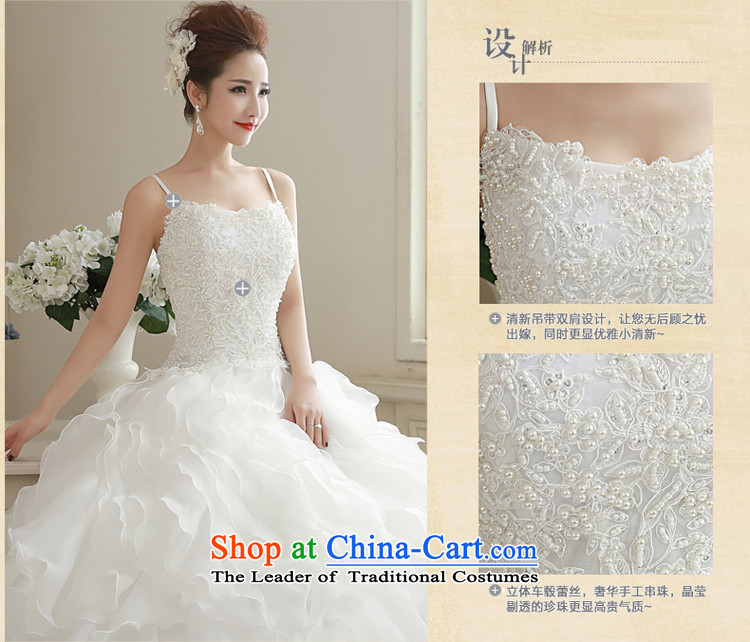 Honeymoon bride winter 2015 new products wedding Korean shoulders wedding dress Princess Pearl bon bon wedding white picture, prices, S brand platters! The elections are supplied in the national character of distribution, so action, buy now enjoy more preferential! As soon as possible.