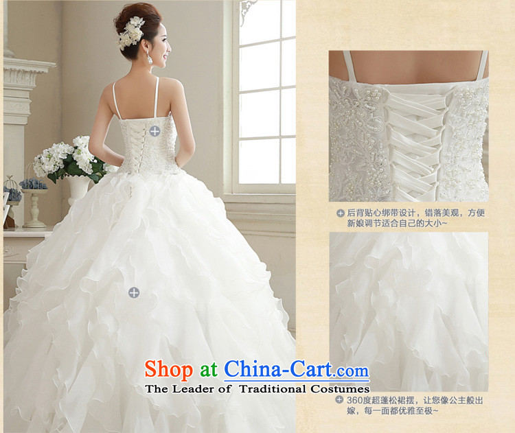 Honeymoon bride winter 2015 new products wedding Korean shoulders wedding dress Princess Pearl bon bon wedding white picture, prices, S brand platters! The elections are supplied in the national character of distribution, so action, buy now enjoy more preferential! As soon as possible.
