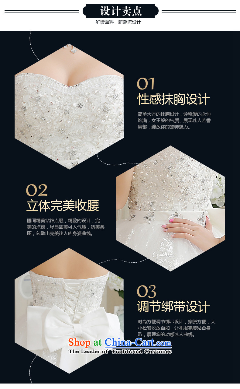 Rain-sang yi bride wedding dress 2015 new Korean white breast tissue stylish Bow Tie Diamond Video thin large wedding HS886 pregnant women White M picture, prices, brand platters! The elections are supplied in the national character of distribution, so action, buy now enjoy more preferential! As soon as possible.