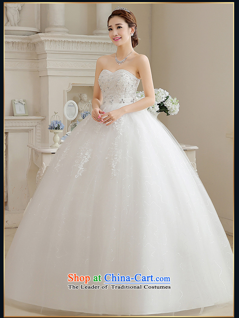 Rain-sang yi bride wedding dress 2015 new Korean white breast tissue stylish Bow Tie Diamond Video thin large wedding HS886 pregnant women White M picture, prices, brand platters! The elections are supplied in the national character of distribution, so action, buy now enjoy more preferential! As soon as possible.