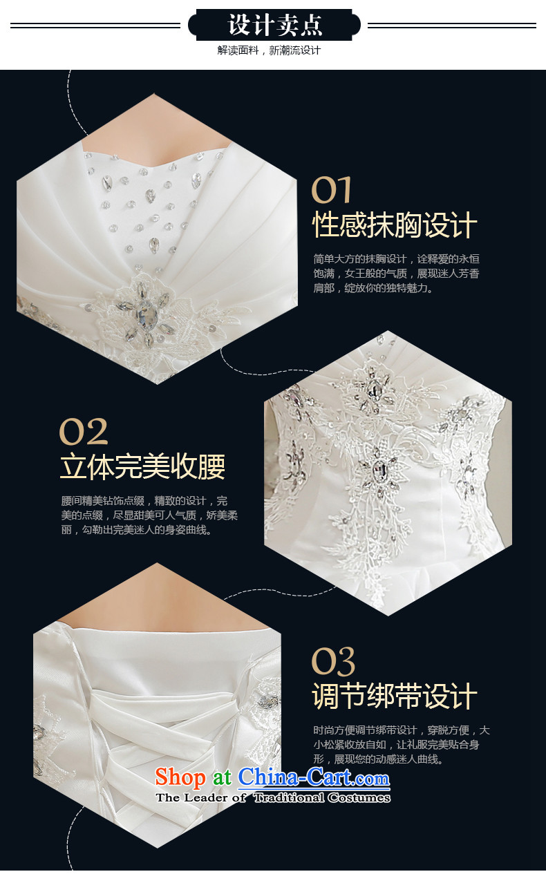Rain-sang yi 2015 new bride wedding dress white wedding gown Princess Mary Magdalene chest stylish large thin align graphics to wedding pictures, white L HS887 price, brand platters! The elections are supplied in the national character of distribution, so action, buy now enjoy more preferential! As soon as possible.