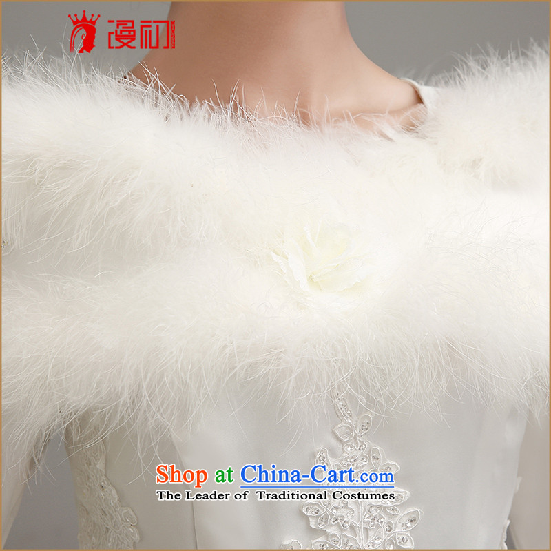 In the early 2015 new man winter video thin wedding thick warm winter marriage wedding dresses Korean straps to align the white bon bon skirt White XXL code wedding, spilling the early shopping on the Internet has been pressed.