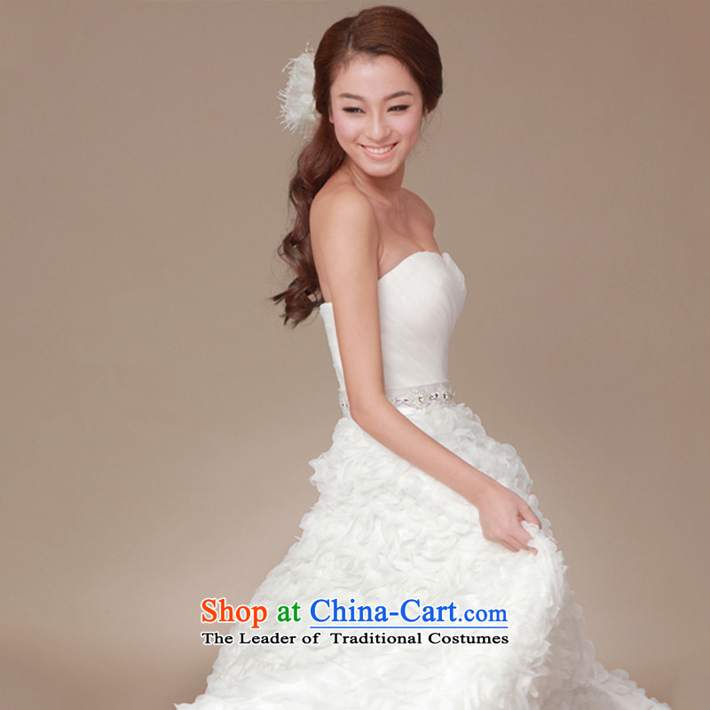 The 2015 new HIV wedding sweet fragrance graphics slender tail wedding dresses large elegant anointed chest Korean S, HIV in , , , shopping on the Internet