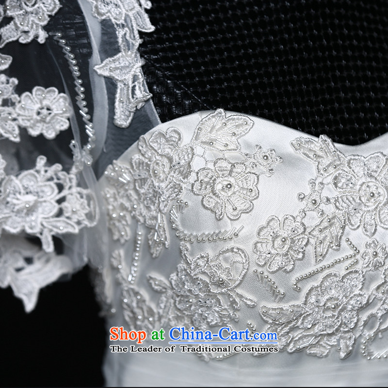 The 2015 new HIV Butterfly Dream anointed chest winter lace long-sleeved bon bon skirt long tail bride wedding dresses wedding white streaks in winter) , the HIV shopping on the Internet has been pressed.