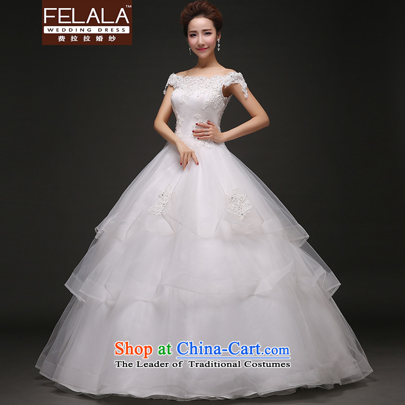 Ferrara 2015 new bride first field to align the shoulder noble lace beaded wedding S_1 gauge 9
