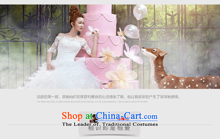 The 2015 new HIV boast long tail Korean word princess crowsfoot Shoulder Drill wedding dress wedding dress long-sleeved white L picture, prices, brand platters! The elections are supplied in the national character of distribution, so action, buy now enjoy more preferential! As soon as possible.