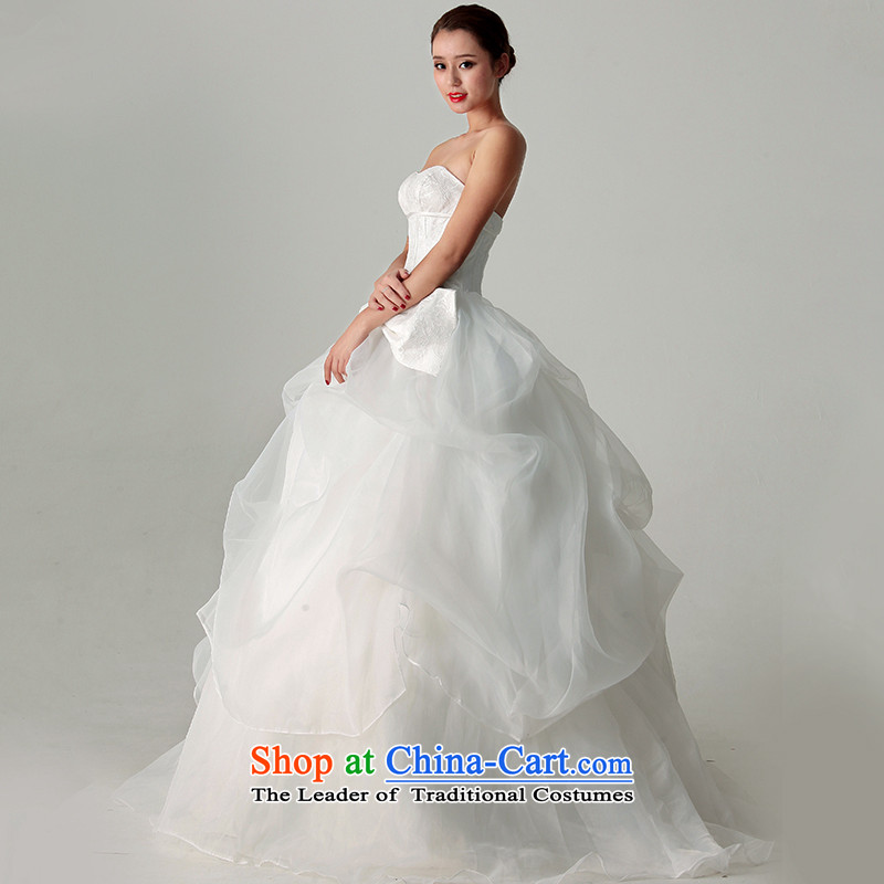 The 2015 new HIV wedding to align the Sun Hei bon bon lace Butterfly Festival marriages wedding dresses White M HIV in , , , shopping on the Internet