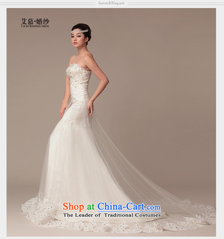 The 2015 new HIV at the strap satin lace long tail Stylish retro version korea diamond wedding White M pictures, prices, brand platters! The elections are supplied in the national character of distribution, so action, buy now enjoy more preferential! As soon as possible.