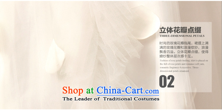The 2015 new HIV wedding budding lace shawl Korean Princess tail wedding ivory L picture, prices, brand platters! The elections are supplied in the national character of distribution, so action, buy now enjoy more preferential! As soon as possible.
