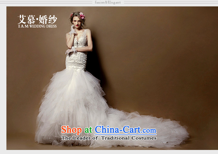 The 2015 new HIV YA DONG deep V lace crowsfoot tail half revealed back bride wedding dresses ivory S picture, prices, brand platters! The elections are supplied in the national character of distribution, so action, buy now enjoy more preferential! As soon as possible.