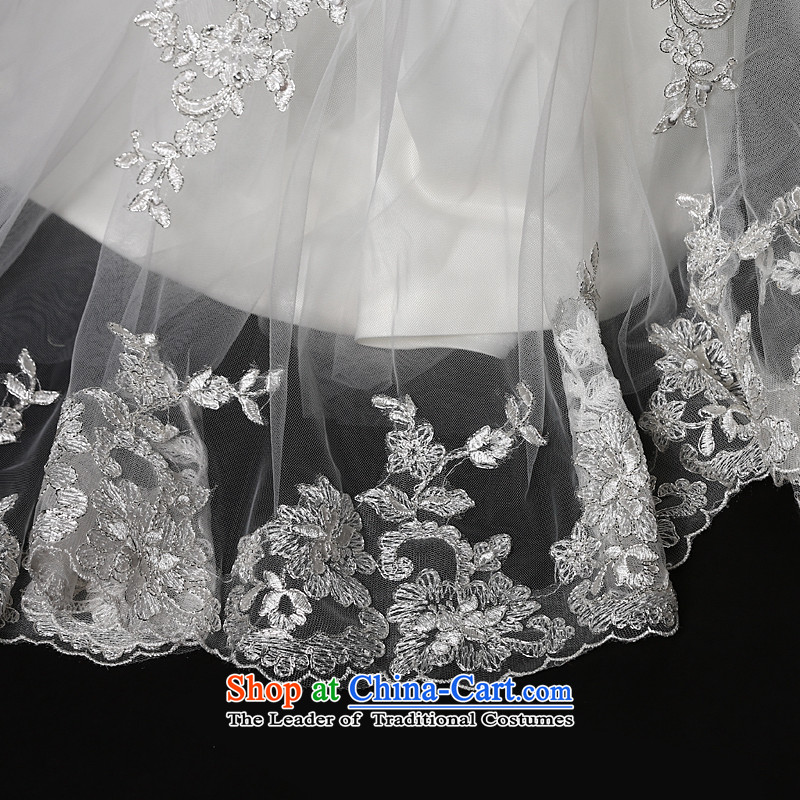 The Wedding 2015 HIV new early breast tissue semi permeable Yao lace crowsfoot tail bride wedding dresses White M HIV in , , , shopping on the Internet