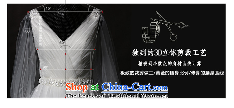 The Wedding 2015 HIV new subsection covers lei deep V semi permeable long-sleeved princess bon bon skirt bride wedding dresses White M picture, prices, brand platters! The elections are supplied in the national character of distribution, so action, buy now enjoy more preferential! As soon as possible.