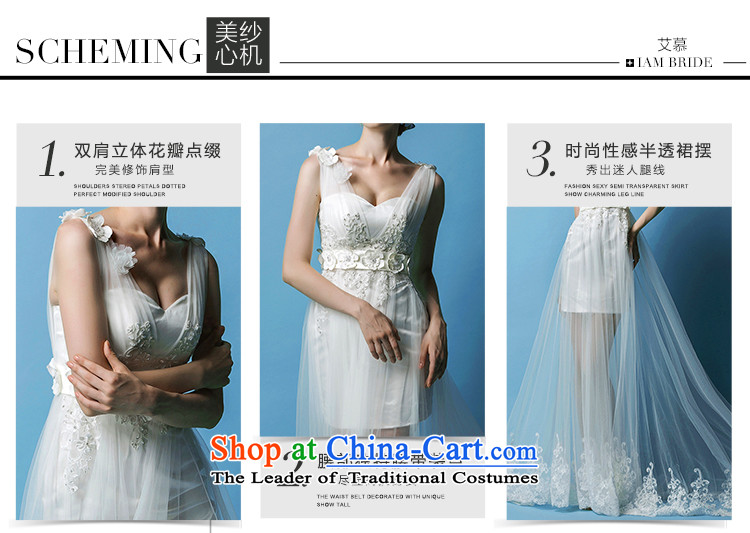 The Wedding 2015 HIV New Nga Yui shoulders a semi-permeable wiping the Chest) Bride short wedding dresses white L picture, prices, brand platters! The elections are supplied in the national character of distribution, so action, buy now enjoy more preferential! As soon as possible.