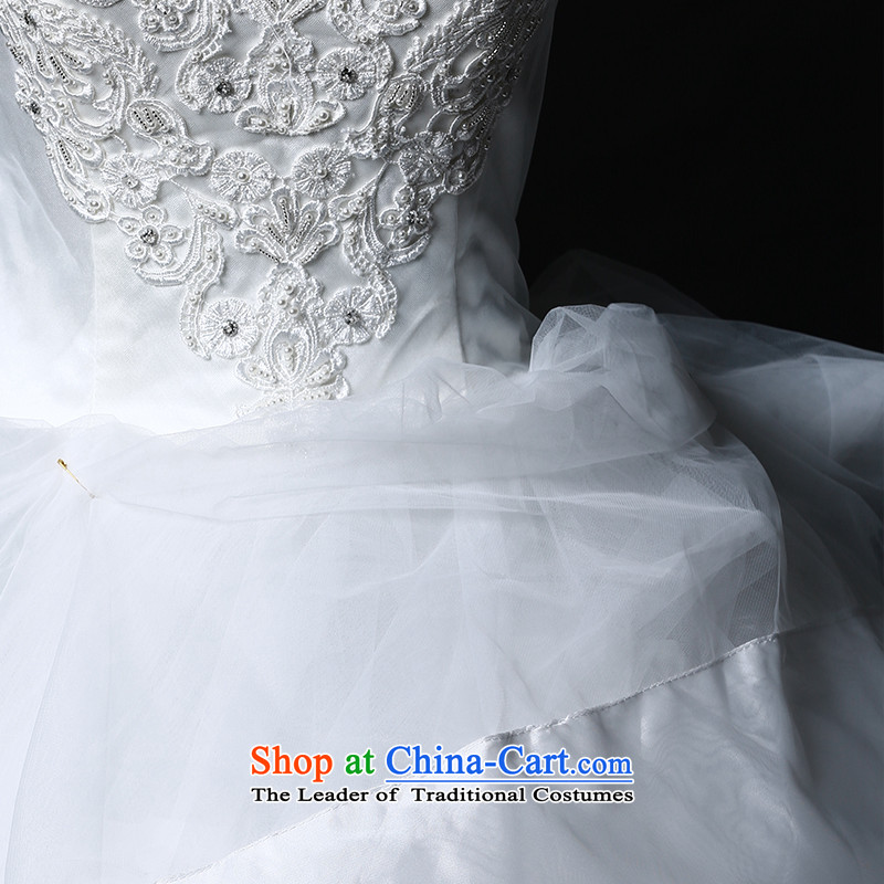 The Wedding 2015 HIV new 1644-1911 fuser anointed chest lace bon bon skirt long tail bride wedding dresses ivory S, HIV in , , , shopping on the Internet