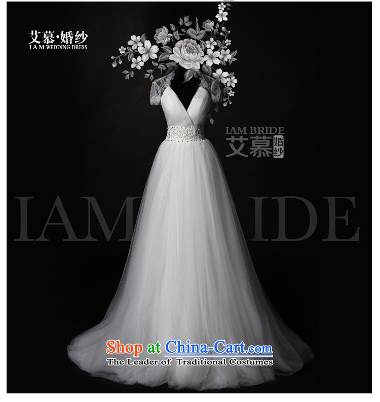 The Wedding 2015 HIV new exploration on the basis of deeply V lace bon bon skirt long tail bride wedding dresses to align the picture, the price of S, brand platters! The elections are supplied in the national character of distribution, so action, buy now enjoy more preferential! As soon as possible.