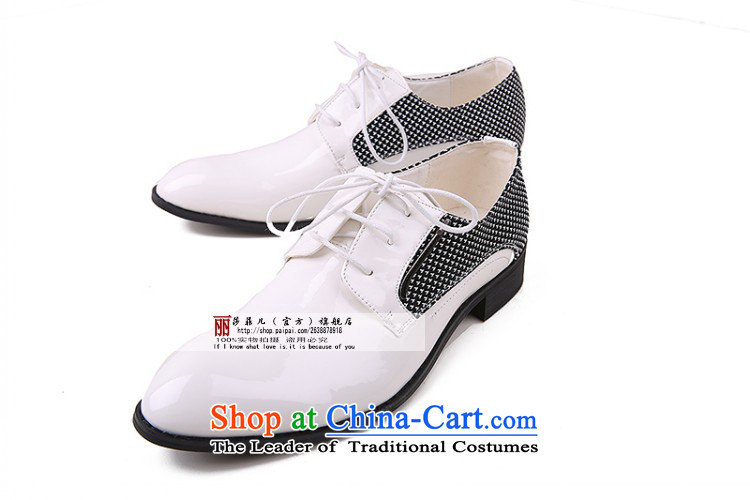 Men's Shoes and Leather Shoes tether point is business shoes for autumn and winter England Korean men shoes white 42 pictures, prices, brand platters! The elections are supplied in the national character of distribution, so action, buy now enjoy more preferential! As soon as possible.