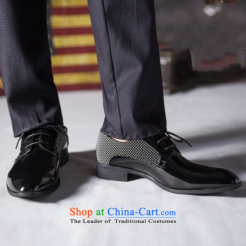 Men's Shoes and Leather Shoes tether point is business shoes for autumn and winter England Korean men shoes white 42 Oi Yin Peng (AIRANPENG) , , , shopping on the Internet