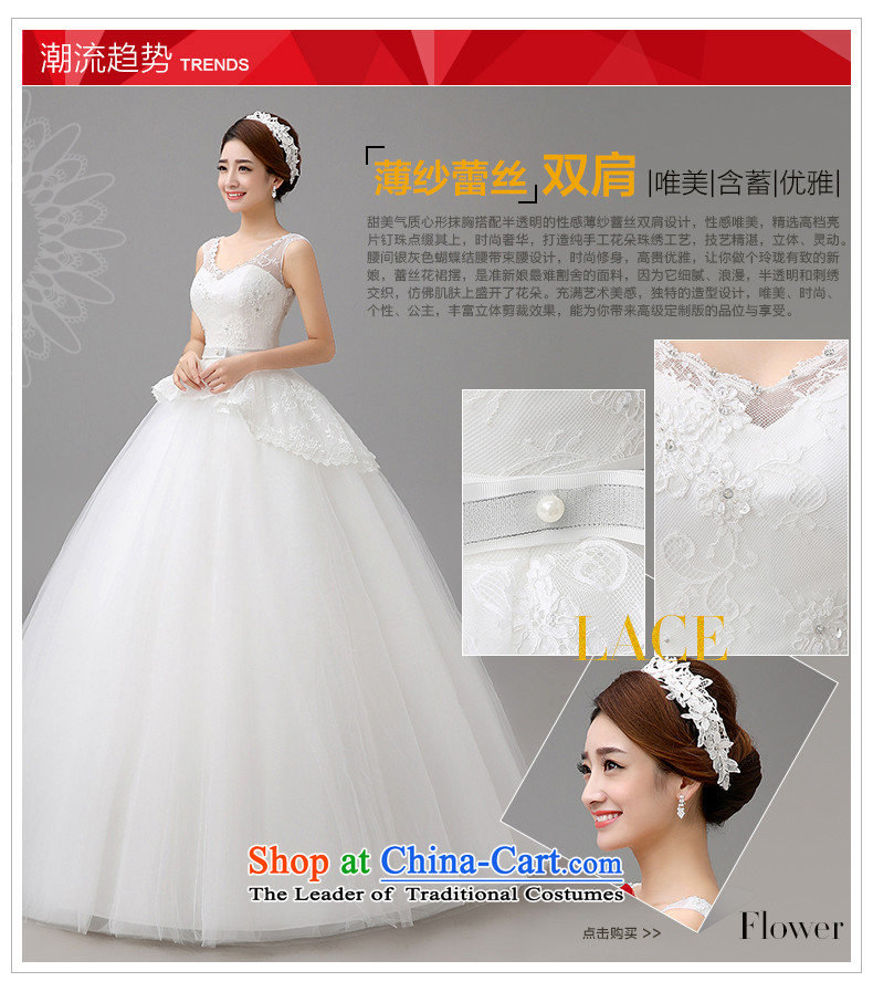 Hiv Miele wedding dresses new 2015 Spring/Summer stylish large marriages Korean shoulders to align the V-Neck Strap Sau San video thin white L pictures, H-80 price, brand platters! The elections are supplied in the national character of distribution, so action, buy now enjoy more preferential! As soon as possible.