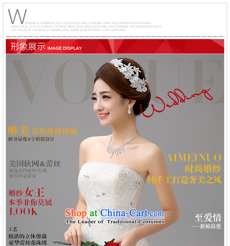 Hiv Miele Wedding 2015 new Korean irrepressible diamond lace flowers and chest straps bride to align graphics Sau San thin princess yarn A swing H-82 White M picture, prices, brand platters! The elections are supplied in the national character of distribution, so action, buy now enjoy more preferential! As soon as possible.
