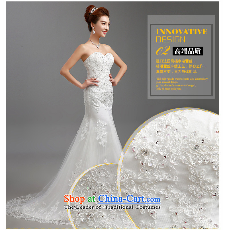 The HIV NEW 2015 wedding dresses Korean modern heart-shaped anointed chest lace small trailing package and marriages crowsfoot video thin winter H-85 White M picture, prices, brand platters! The elections are supplied in the national character of distribution, so action, buy now enjoy more preferential! As soon as possible.