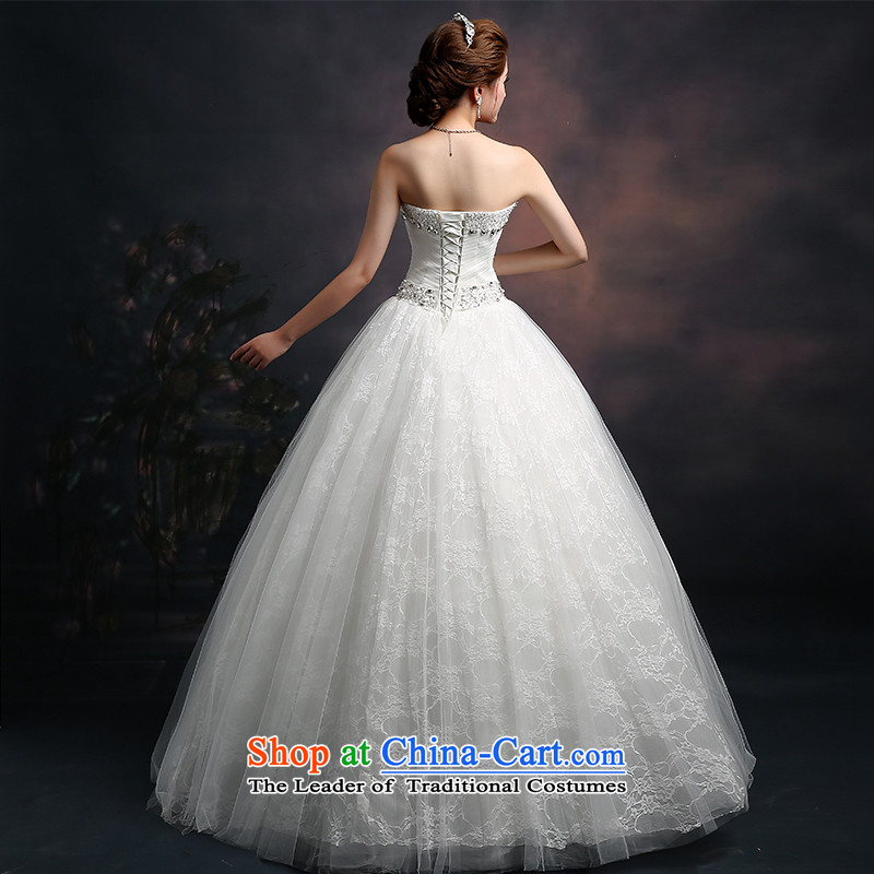 Beverly Ting wedding dresses in spring and summer 2015 new Korean anointed chest wedding video thin large autumn Sau San High Fashion Princess bon bon skirt White M, Beverly (tingbeier ting) , , , shopping on the Internet