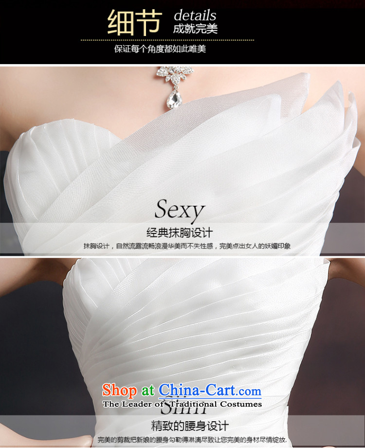 Beverly Ting 2015 new spring and summer and autumn wedding chest Korean modern marriages straps wedding dresses to align graphics Sau San thin white L picture, prices, brand platters! The elections are supplied in the national character of distribution, so action, buy now enjoy more preferential! As soon as possible.