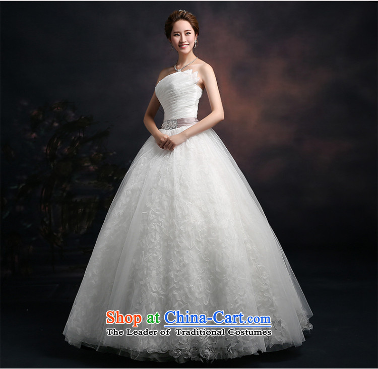 Beverly Ting 2015 new spring and summer and autumn wedding chest Korean modern marriages straps wedding dresses to align graphics Sau San thin white L picture, prices, brand platters! The elections are supplied in the national character of distribution, so action, buy now enjoy more preferential! As soon as possible.