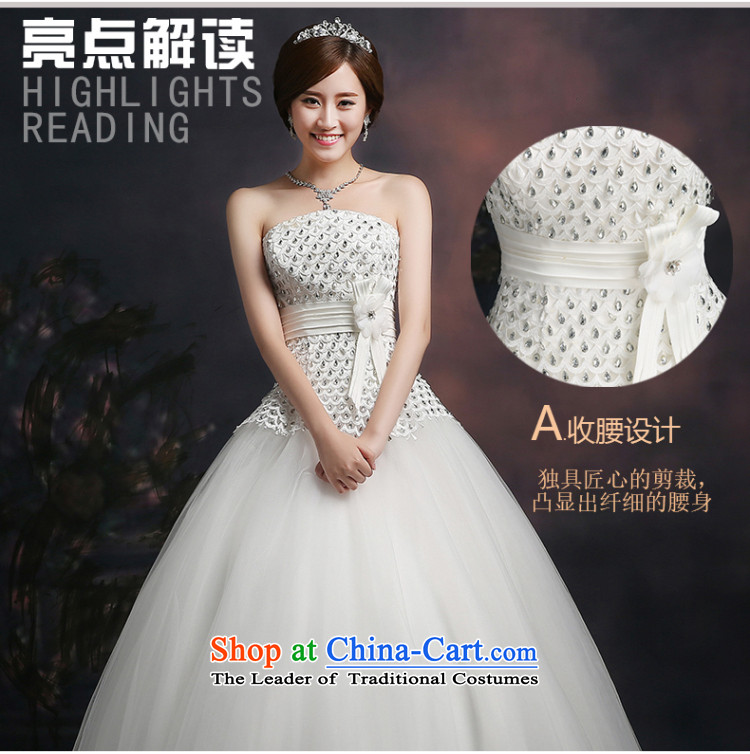 Beverly Ting wedding dresses 2015 new spring and summer and chest diamond wedding foutune straps Korean large stylish wedding alignment of the funds from the white M picture, prices, brand platters! The elections are supplied in the national character of distribution, so action, buy now enjoy more preferential! As soon as possible.
