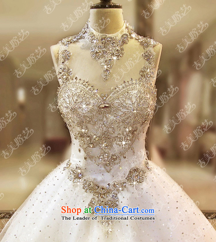 Pre-sale - American married new 2015 Korea Art Edition Princess skirt tail HT7211 dress video thin bride water drilling wedding no lace 1.5 m tail XS picture, prices, brand platters! The elections are supplied in the national character of distribution, so action, buy now enjoy more preferential! As soon as possible.