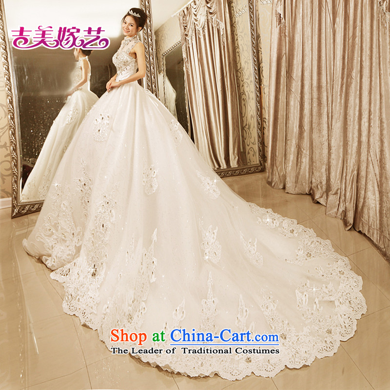 Pre-sale - American married new 2015 Korea Art Edition Princess skirt tail HT7211 dress video thin bride water drilling wedding no lace 1.5 m tail XS, Kyrgyz-US married arts , , , shopping on the Internet