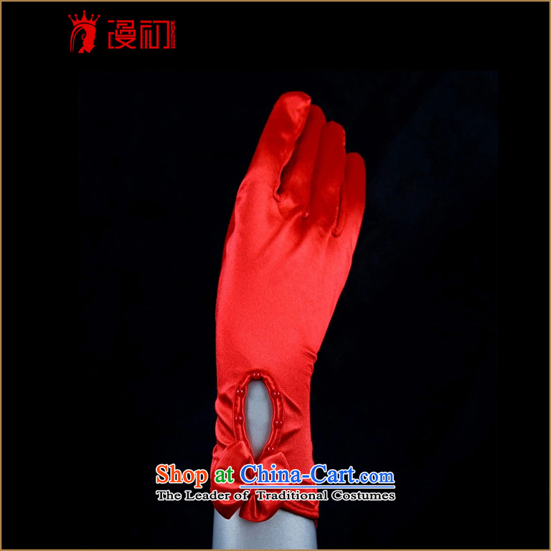 At the beginning of Castores Magi bride full mittens 2015 new wedding dresses, bridal gloves accessories short red, spilling the early shopping on the Internet has been pressed.