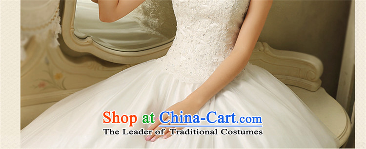 The first field shoulder wedding dresses new 2015 autumn and winter Korean stylish and elegant marriages to align bon bon skirt out of courtesy yarn Foutune of video thin Satin White M picture, prices, brand platters! The elections are supplied in the national character of distribution, so action, buy now enjoy more preferential! As soon as possible.