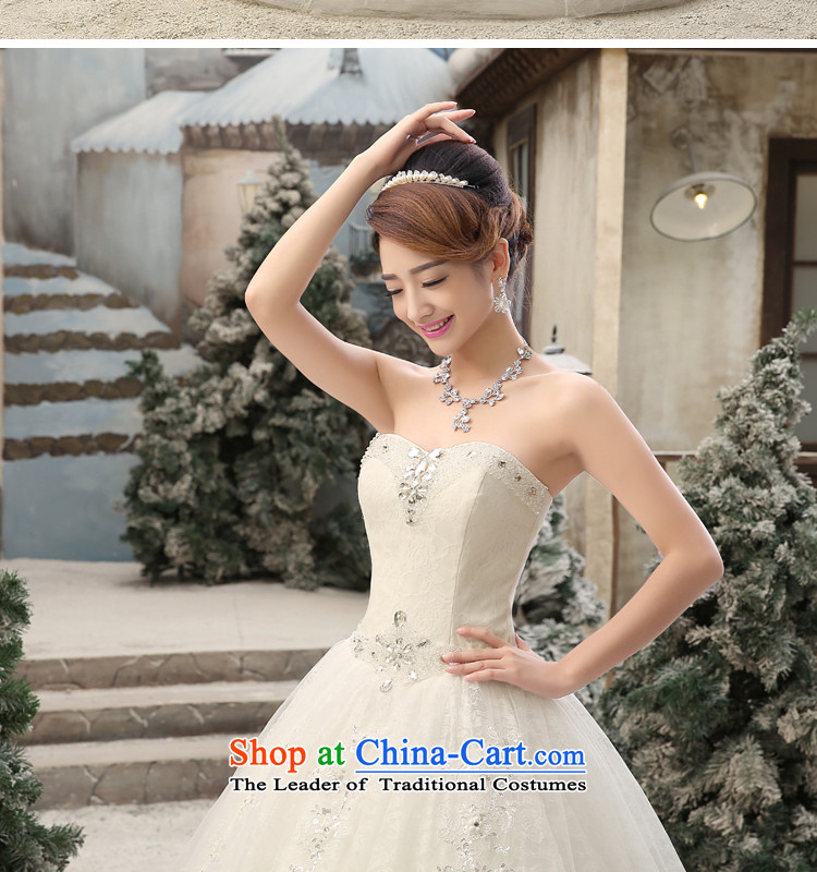 Talk to Her Wedding Dress 2015 new Korean brides wedding lace flowers and chest straps to align graphics Sau San thin White XXL picture, prices, brand platters! The elections are supplied in the national character of distribution, so action, buy now enjoy more preferential! As soon as possible.