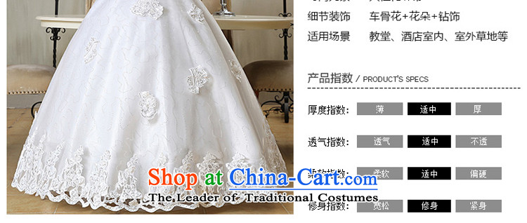 7 Color 7 tone Korean New 2015 winter clothing marriages a long-sleeved shoulder the cotton field winter wedding dresses H053 White M white picture, prices, brand platters! The elections are supplied in the national character of distribution, so action, buy now enjoy more preferential! As soon as possible.
