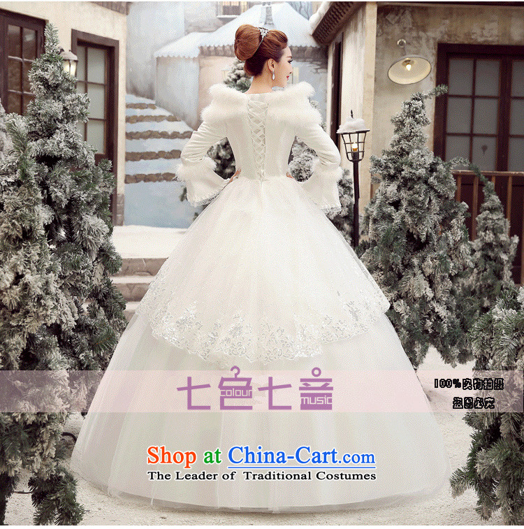 7 Color 7 tone won 2015 version of winter clothing new sweet princess plus gross cotton for long-sleeved winter) wedding dresses strap white H055 White original L picture, prices, brand platters! The elections are supplied in the national character of distribution, so action, buy now enjoy more preferential! As soon as possible.