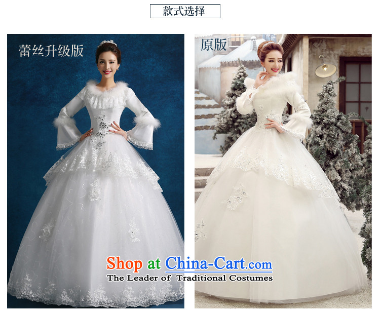 7 Color 7 tone won 2015 version of winter clothing new sweet princess plus gross cotton for long-sleeved winter) wedding dresses strap white H055 White original L picture, prices, brand platters! The elections are supplied in the national character of distribution, so action, buy now enjoy more preferential! As soon as possible.