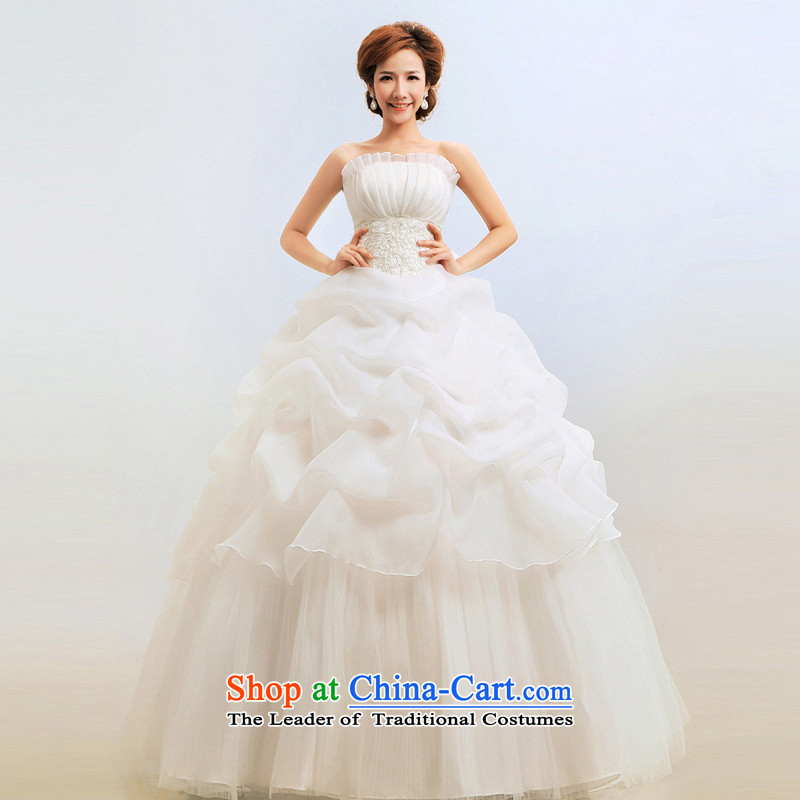 The end of the shallow wedding dresses and chest Korean Princess graphics thin wedding bride CTX BK M white light at the end of , , , XXL, shopping on the Internet