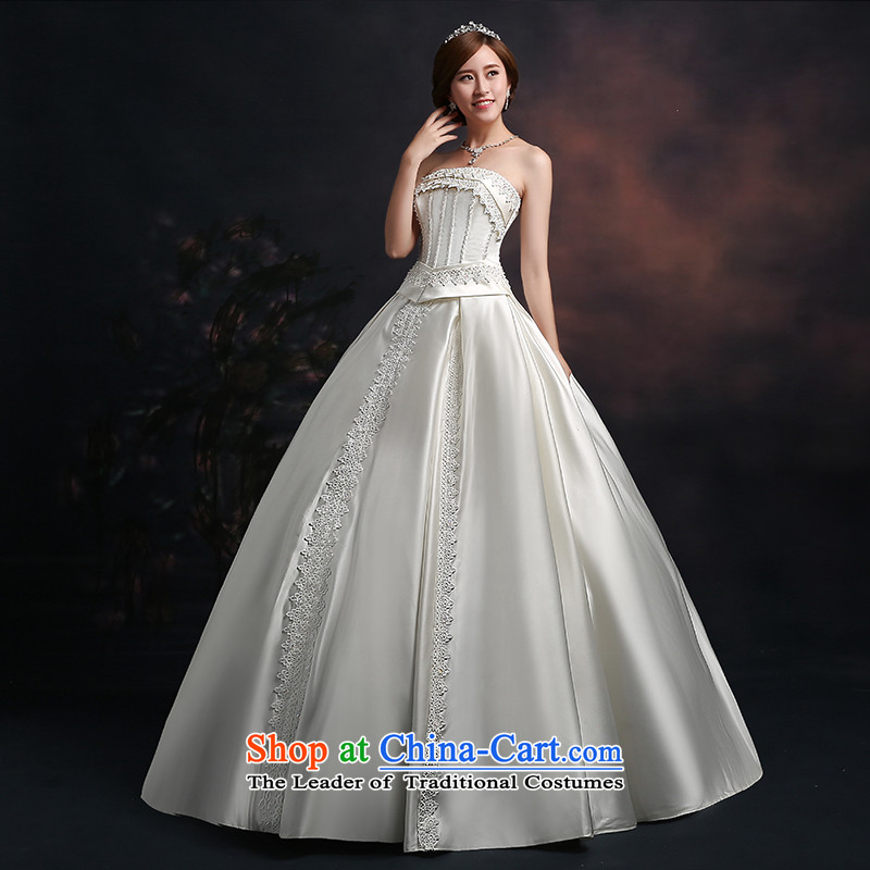 Beverly Ting wedding dresses 2015 new wedding autumn Korean Modern graphics thin Sau San wedding straps to align the large number of White XL, Beverly (tingbeier ting) , , , shopping on the Internet