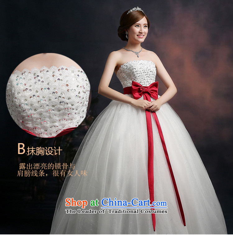 Beverly Ting 2015 new stylish wedding dresses and chest wedding video thin Foutune of big bow tie straps to align bon bon skirt white L picture, prices, brand platters! The elections are supplied in the national character of distribution, so action, buy now enjoy more preferential! As soon as possible.