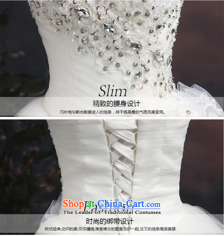 Beverly Ting 2015 new wedding video thin autumn Korean wiped Sau San chest wedding dresses diamond larger straps to align, white L picture, prices, brand platters! The elections are supplied in the national character of distribution, so action, buy now enjoy more preferential! As soon as possible.
