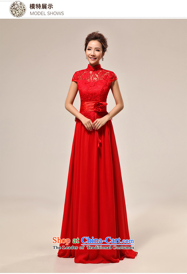 At the end of light wedding dress sexy qipao slotted shoulder red lace bride wedding dress CTX LF133 RED XXL picture, prices, brand platters! The elections are supplied in the national character of distribution, so action, buy now enjoy more preferential! As soon as possible.