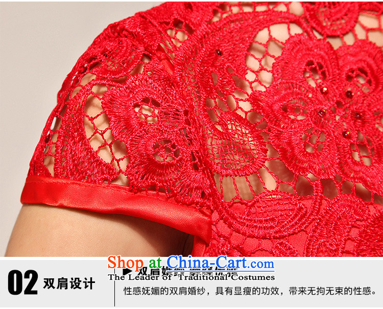 At the end of light wedding dress sexy qipao slotted shoulder red lace bride wedding dress CTX LF133 RED XXL picture, prices, brand platters! The elections are supplied in the national character of distribution, so action, buy now enjoy more preferential! As soon as possible.