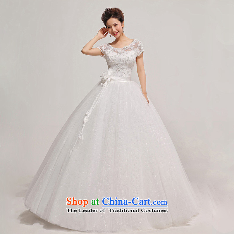 The end of the light of the word lace shoulder topped skirt the floral decorations wedding dresses HS315 White M light CTX end shopping on the Internet has been pressed.