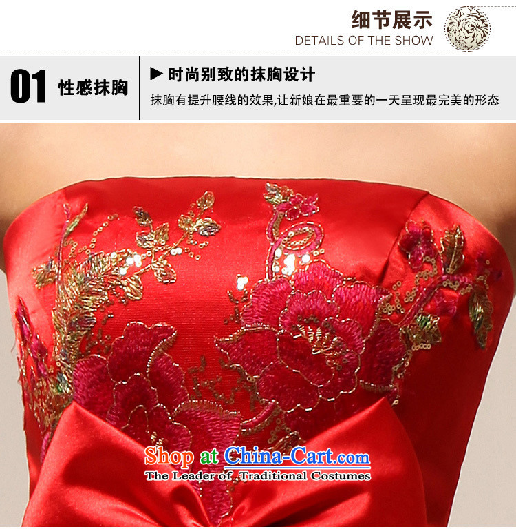 The end of the maternity dress toasting champagne light clothing embroidery peony flowers Phoenix marriage services CTX LF20 RED M picture, prices, brand platters! The elections are supplied in the national character of distribution, so action, buy now enjoy more preferential! As soon as possible.
