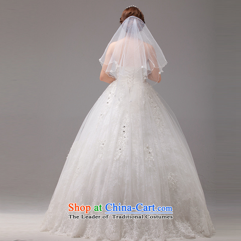 Mslover Korean style wedding bride and chest straps Pearl of the Staple manually align to wedding Top Loin of pregnant women wedding custom Wedding 0033 m White tailored - Contact the service center, Famous product Lisa (MSLOVER) , , , shopping on the Int