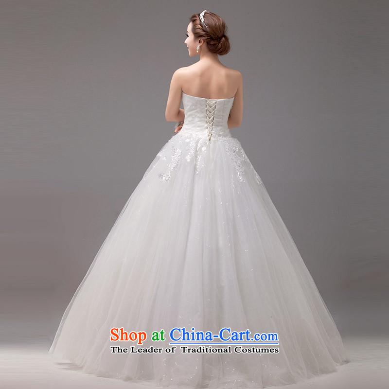  The Korean version of sweet temperament mslover flower filled large petticoats Princess Bride anointed chest straps to wedding 2109 m White tailored - Contact the service center, Famous product Lisa (MSLOVER) , , , shopping on the Internet